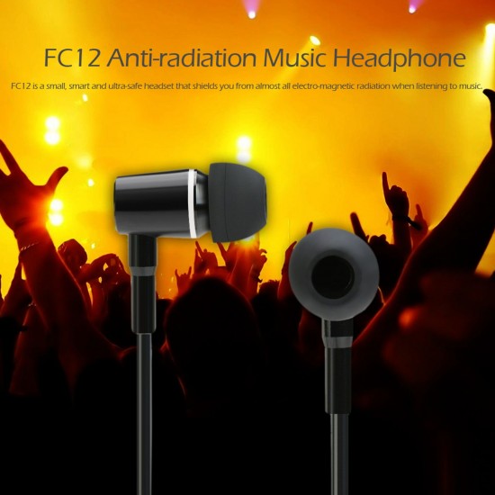 FC12 Stereo Music Headset Air Tube 3.5mm Anti-radiation Earphone In-ear Headphone Radiation Free Noise Reduction Line Control with Mic Black for Smart Phones Desktop Notebook Tablet PC FC12 Stereo Music Headset Air Tube 3.5mm Anti-radiation Earphone In-ear Headphone Radiation Free Noise Reduction Line Control with Mic Black for Smart Phones Desktop Notebook Tablet PC