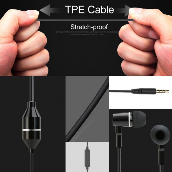 FC12 Stereo Music Headset Air Tube 3.5mm Anti-radiation Earphone In-ear Headphone Radiation Free Noise Reduction Line Control with Mic Black for Smart Phones Desktop Notebook Tablet PC FC12 Stereo Music Headset Air Tube 3.5mm Anti-radiation Earphone In-ear Headphone Radiation Free Noise Reduction Line Control with Mic Black for Smart Phones Desktop Notebook Tablet PC