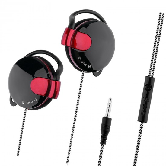 3.5mm Wired Gaming Headset On-Ear Sports Headphones Ear-hook Music Earphones w/ Microphone In-line Control for Smartphones Tablet Laptop Desktop PC 3.5mm Wired Gaming Headset On-Ear Sports Headphones Ear-hook Music Earphones w/ Microphone In-line Control for Smartphones Tablet Laptop Desktop PC