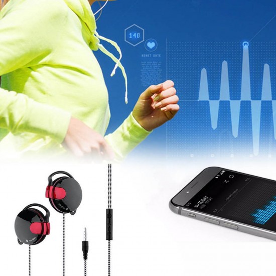 3.5mm Wired Gaming Headset On-Ear Sports Headphones Ear-hook Music Earphones w/ Microphone In-line Control for Smartphones Tablet Laptop Desktop PC 3.5mm Wired Gaming Headset On-Ear Sports Headphones Ear-hook Music Earphones w/ Microphone In-line Control for Smartphones Tablet Laptop Desktop PC