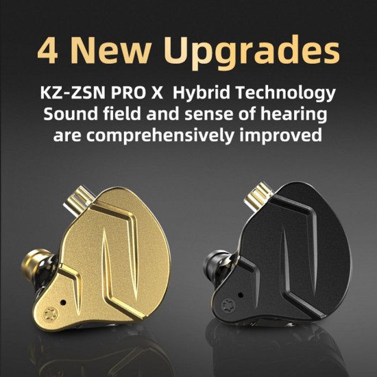 ZSN PRO X Wired In-ear Headphones DIY Earphones 1BA+1DD Hybrid Driver HIFI DJ Monitor Running Sport Earbud ZSN PRO X Wired In-ear Headphones DIY Earphones 1BA+1DD Hybrid Driver HIFI DJ Monitor Running Sport Earbud