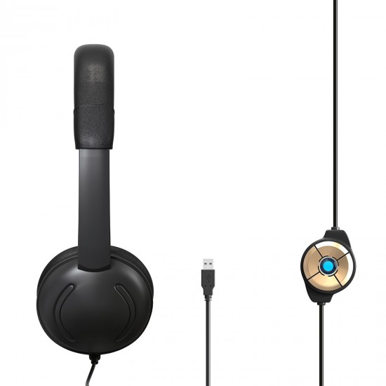 USB Wired Headset with Noise Cancelling Microphone On Ear Computer Headphone Call Center Earphone Volume Control Speaker Mic Mute Adjustable Headband USB Wired Headset with Noise Cancelling Microphone On Ear Computer Headphone Call Center Earphone Volume Control Speaker Mic Mute Adjustable Headband
