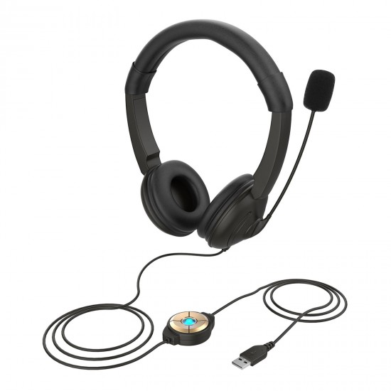 USB Wired Headset with Noise Cancelling Microphone On Ear Computer Headphone Call Center Earphone Volume Control Speaker Mic Mute Adjustable Headband USB Wired Headset with Noise Cancelling Microphone On Ear Computer Headphone Call Center Earphone Volume Control Speaker Mic Mute Adjustable Headband