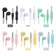 U19 3.5mm Wired Headphones In-Ear Headset Macaron Color Music Earphone Smart Phone Earbuds In-line Control with Microphone U19 3.5mm Wired Headphones In-Ear Headset Macaron Color Music Earphone Smart Phone Earbuds In-line Control with Microphone