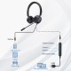 H360 3.5mm/USB Wired Telephone Headset Call Center Earphone with Microphone On Ear Computer Headphone Volume Control Speaker Mic Mute Adjustable Headband H360 3.5mm/USB Wired Telephone Headset Call Center Earphone with Microphone On Ear Computer Headphone Volume Control Speaker Mic Mute Adjustable Headband