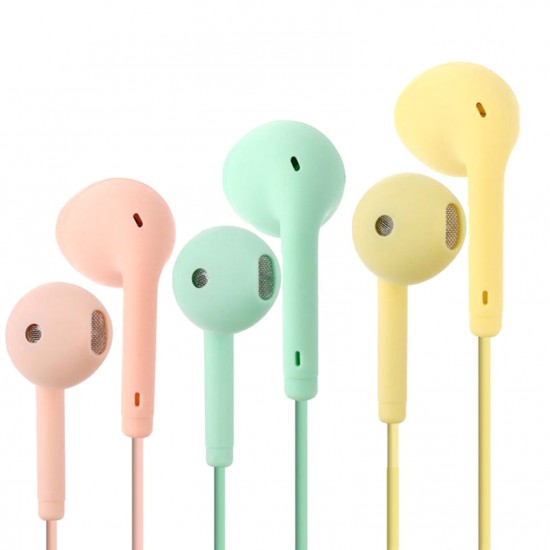 U88 Universal Wired Control Earphone Fashion Pure Color 3.5mm Plug Headphone with Microphone U88 Universal Wired Control Earphone Fashion Pure Color 3.5mm Plug Headphone with Microphone