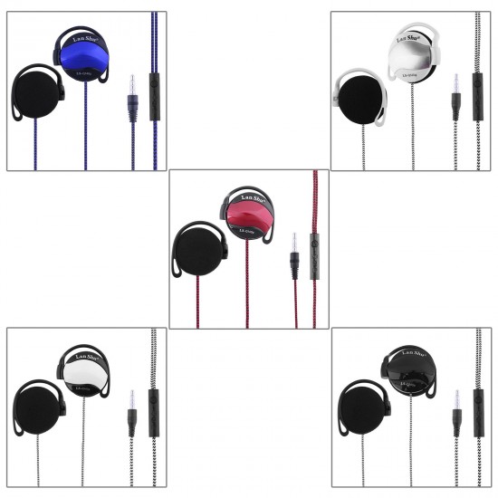 LS-Q140P Sport Headphone 3.5mm Ear-Hook Headset Line Control Earphone Earpiece with Mic for Phone LS-Q140P Sport Headphone 3.5mm Ear-Hook Headset Line Control Earphone Earpiece with Mic for Phone