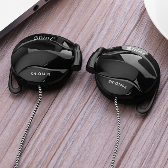 SHINI SN-Q140S 3.5mm Wired Headsets Sport Headphone Ear-Hook Headset Line Control Volume Earphone with Mic for Phone SHINI SN-Q140S 3.5mm Wired Headsets Sport Headphone Ear-Hook Headset Line Control Volume Earphone with Mic for Phone