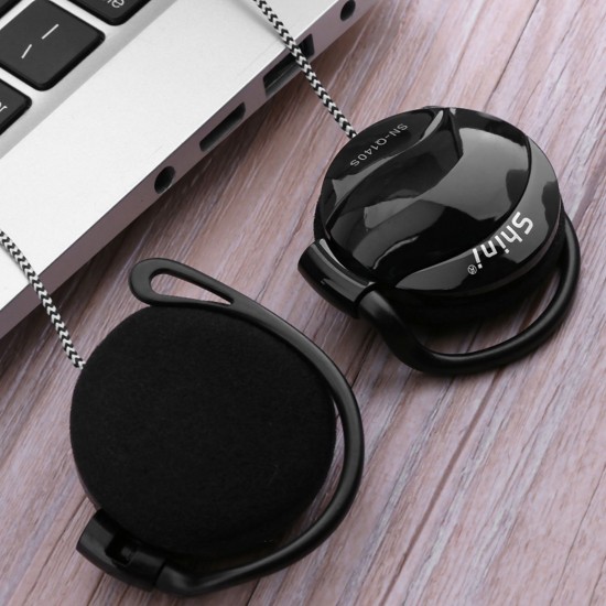 SHINI SN-Q140S 3.5mm Wired Headsets Sport Headphone Ear-Hook Headset Line Control Volume Earphone with Mic for Phone SHINI SN-Q140S 3.5mm Wired Headsets Sport Headphone Ear-Hook Headset Line Control Volume Earphone with Mic for Phone