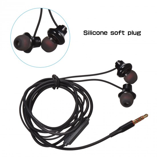 In-ear Earphone 3.5mm Portable Headphone with Microphone In-ear Earphone 3.5mm Portable Headphone with Microphone