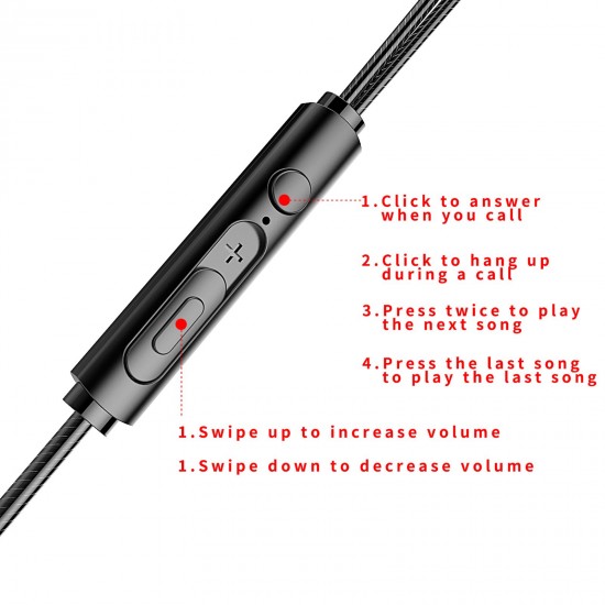 S2000 HIFI 6D Surround Sound Headphones 3.5mm Wired Sweatproof Sports In-ear Earbud with Memory Wire Earhooks for Running Music Game S2000 HIFI 6D Surround Sound Headphones 3.5mm Wired Sweatproof Sports In-ear Earbud with Memory Wire Earhooks for Running Music Game