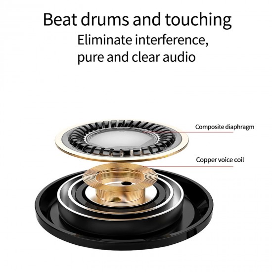 T2000 Music Headphones Type-C Wired In-ear Earbuds with Microphone & Memory Wire Earhooks for Running Music Game T2000 Music Headphones Type-C Wired In-ear Earbuds with Microphone & Memory Wire Earhooks for Running Music Game