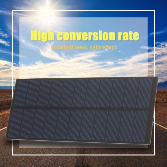 2.2W/5.5V DIY Solar Panel Module Solar Charger 188*78.5MM PET Polycrystalline Silicon For Solar Lights Displays Toys 2.2W/5.5V DIY Solar Panel Module Solar Charger 188*78.5MM PET Polycrystalline Silicon For Solar Lights Displays Toys