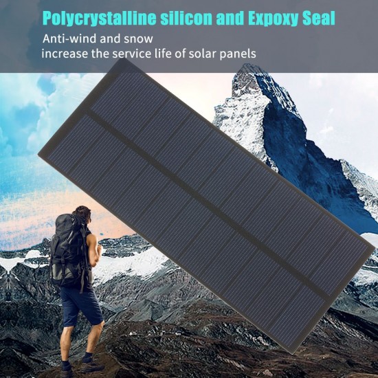 2.2W/5.5V DIY Solar Panel Module Solar Charger 188*78.5MM PET Polycrystalline Silicon For Solar Lights Displays Toys 2.2W/5.5V DIY Solar Panel Module Solar Charger 188*78.5MM PET Polycrystalline Silicon For Solar Lights Displays Toys