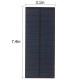 2.2W/5.5V DIY Solar Panel Module Solar Charger 188*78.5MM PET Polycrystalline Silicon For Solar Lights Displays Toys 2.2W/5.5V DIY Solar Panel Module Solar Charger 188*78.5MM PET Polycrystalline Silicon For Solar Lights Displays Toys