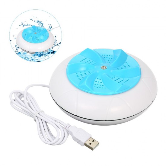 Portable Turbine Washing Machine 1 kg Laundry Quantity Mini Rotating Washer with USB Cable for Travel Home Business Trip Portable Turbine Washing Machine 1 kg Laundry Quantity Mini Rotating Washer with USB Cable for Travel Home Business Trip