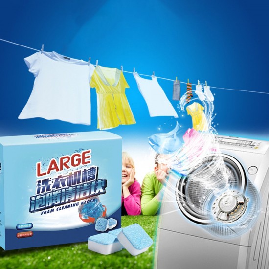 12PCS Laundry Effervescent Tablets Washing Machine Effervescent Tablets Cleaner Laundry Deep Cleaning Remove Odor Decontamination Tablets 12PCS Laundry Effervescent Tablets Washing Machine Effervescent Tablets Cleaner Laundry Deep Cleaning Remove Odor Decontamination Tablets