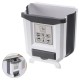 Hanging Kitchen Trash Can Collapsible Mini Hanging Garbage Can for Cabinet Foldable Waste Bin for Car Bedroom Bathroom Hanging Kitchen Trash Can Collapsible Mini Hanging Garbage Can for Cabinet Foldable Waste Bin for Car Bedroom Bathroom