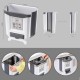 Hanging Kitchen Trash Can Collapsible Mini Hanging Garbage Can for Cabinet Foldable Waste Bin for Car Bedroom Bathroom Hanging Kitchen Trash Can Collapsible Mini Hanging Garbage Can for Cabinet Foldable Waste Bin for Car Bedroom Bathroom