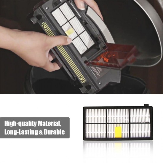 Filter Replacement for iRobot Roomba 800 and 900 Series 800 860 870 880 960 980 Robot Vacuum Cleaners HEPA Filters Replaceable Accessories Parts Filter Replacement for iRobot Roomba 800 and 900 Series 800 860 870 880 960 980 Robot Vacuum Cleaners HEPA Filters Replaceable Accessories Parts