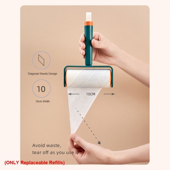 Sticky Roller Refills Lint Roller Sticky Papers, 3 Refills 150 Sheets Sticky Roller Refills Lint Roller Sticky Papers, 3 Refills 150 Sheets