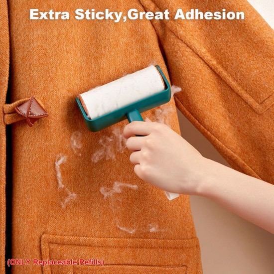 Sticky Roller Refills Lint Roller Sticky Papers, 3 Refills 150 Sheets Sticky Roller Refills Lint Roller Sticky Papers, 3 Refills 150 Sheets