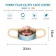 Funny Expression Printed Face Cover Reusable Cotton Mouth Cover Funny Expression Printed Face Cover Reusable Cotton Mouth Cover