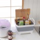 Collapsible Sink with Drainer Plug Handle Collapsible Washing Up Bowl Folding Water Container Portable Water Storage Basin for Washing Dishes Camping Hiking Home Kitchen Collapsible Sink with Drainer Plug Handle Collapsible Washing Up Bowl Folding Water Container Portable Water Storage Basin for Washing Dishes Camping Hiking Home Kitchen