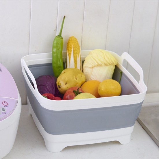 Collapsible Sink with Drainer Plug Handle Collapsible Washing Up Bowl Folding Water Container Portable Water Storage Basin for Washing Dishes Camping Hiking Home Kitchen Collapsible Sink with Drainer Plug Handle Collapsible Washing Up Bowl Folding Water Container Portable Water Storage Basin for Washing Dishes Camping Hiking Home Kitchen