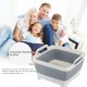 Collapsible Sink with Drainer Plug Handle Collapsible Washing Up Bowl Folding Water Container Portable Water Storage Basin for Washing Dishes Camping Hiking Home Kitchen Collapsible Sink with Drainer Plug Handle Collapsible Washing Up Bowl Folding Water Container Portable Water Storage Basin for Washing Dishes Camping Hiking Home Kitchen