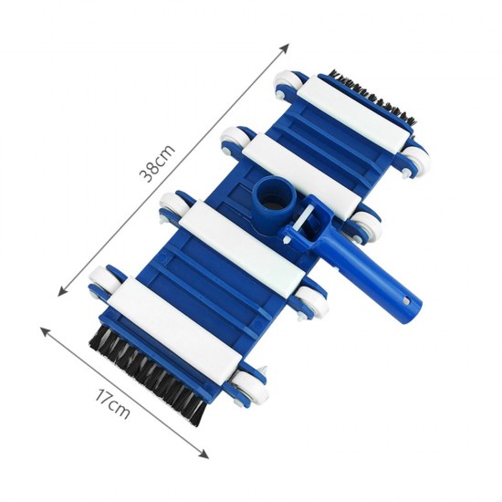 14 Inch Swimming Pool Vacuum Head Cleaner Underwater Cleaner with Brush Wheels for Home Ground Pool Pond Spa Inflatable Pool Fountain 14 Inch Swimming Pool Vacuum Head Cleaner Underwater Cleaner with Brush Wheels for Home Ground Pool Pond Spa Inflatable Pool Fountain