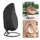Patio Hanging Chair Cover Outdoor Egg Chair Cover Durable Waterproof Swing Chair Dust Cover Black, S Size 115 * 190cm Patio Hanging Chair Cover Outdoor Egg Chair Cover Durable Waterproof Swing Chair Dust Cover Black, S Size 115 * 190cm