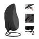 Patio Hanging Chair Cover Outdoor Egg Chair Cover Durable Waterproof Swing Chair Dust Cover Black, S Size 115 * 190cm Patio Hanging Chair Cover Outdoor Egg Chair Cover Durable Waterproof Swing Chair Dust Cover Black, S Size 115 * 190cm