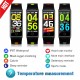 Smart Watch, Fitness Tracker, Smart Sports Bracelet, Body Temperature / PR Pulse Rate / SpO2 Blood Oxygen Sensor Saturation / Blood Pressure Monitoring, Step Calorie Counter Sleep Monitoring, IP67 Waterproof Smart Bracelet Smart Watch, Fitness Tracker, Smart Sports Bracelet, Body Temperature / PR Pulse Rate / SpO2 Blood Oxygen Sensor Saturation / Blood Pressure Monitoring, Step Calorie Counter Sleep Monitoring, IP67 Waterproof Smart Bracelet