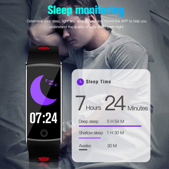 Smart Watch, Fitness Tracker, Smart Sports Bracelet, Body Temperature / PR Pulse Rate / SpO2 Blood Oxygen Sensor Saturation / Blood Pressure Monitoring, Step Calorie Counter Sleep Monitoring, IP67 Waterproof Smart Bracelet Smart Watch, Fitness Tracker, Smart Sports Bracelet, Body Temperature / PR Pulse Rate / SpO2 Blood Oxygen Sensor Saturation / Blood Pressure Monitoring, Step Calorie Counter Sleep Monitoring, IP67 Waterproof Smart Bracelet