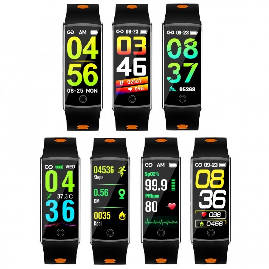 Smart Watch, Fitness Tracker, Smart Sports Bracelet, Body Temperature / PR Pulse Rate / SpO2 Blood Oxygen Sensor Saturation / Blood Pressure Monitoring, Step Calorie Counter Sleep Monitoring, IP67 Waterproof Smart Bracelet Smart Watch, Fitness Tracker, Smart Sports Bracelet, Body Temperature / PR Pulse Rate / SpO2 Blood Oxygen Sensor Saturation / Blood Pressure Monitoring, Step Calorie Counter Sleep Monitoring, IP67 Waterproof Smart Bracelet