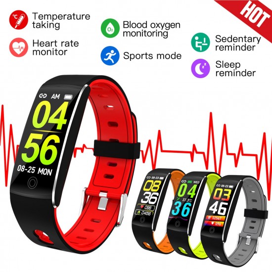Smart Watch, Fitness Tracker, Smart Sports Bracelet, Body Temperature / PR Pulse Rate / SpO2 Blood Oxygen Sensor Saturation / Blood Pressure Monitoring, Step Calorie Counter Sleep Monitoring, IP67 Waterproof Smart Bracelet Smart Watch, Fitness Tracker, Smart Sports Bracelet, Body Temperature / PR Pulse Rate / SpO2 Blood Oxygen Sensor Saturation / Blood Pressure Monitoring, Step Calorie Counter Sleep Monitoring, IP67 Waterproof Smart Bracelet