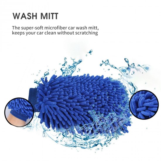 15PCS Car Wash Cleaning Tools Set With Folding Bucket Wash Mitt Sponge Towels Tire Brush Window Scraper Duster for Auto Interior Exterior Care Cleaning Car Detailing Set 15PCS Car Wash Cleaning Tools Set With Folding Bucket Wash Mitt Sponge Towels Tire Brush Window Scraper Duster for Auto Interior Exterior Care Cleaning Car Detailing Set