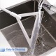 2 In 1 Broom Floor Squeegee Multi-Purpose Window Squeegee Long Handle Shower Squeegee Stainless Steel Glass Squeegee for Bathroom Window and Car Windshield Glass 2 In 1 Broom Floor Squeegee Multi-Purpose Window Squeegee Long Handle Shower Squeegee Stainless Steel Glass Squeegee for Bathroom Window and Car Windshield Glass