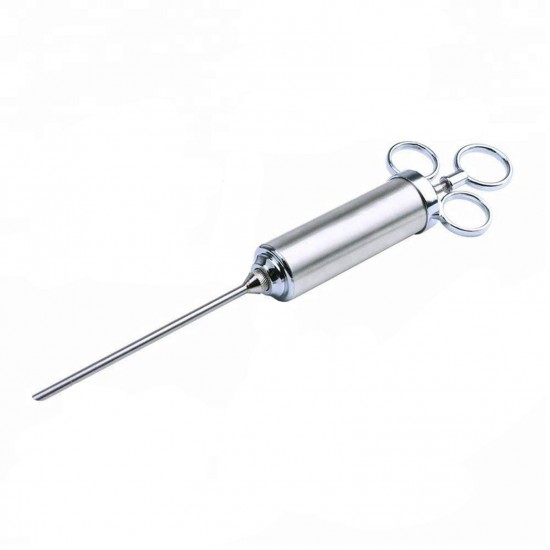 BLF-009 Marinade Meet BBQ Sauce Injector Needles Syringe 2-oz Flavoring Seasoning with 3 Marinade Flavor Needle 2 Cleaning Brushes for BBQ Smoker Grill Beast Turkey Best Cooking Gift BLF-009 Marinade Meet BBQ Sauce Injector Needles Syringe 2-oz Flavoring Seasoning with 3 Marinade Flavor Needle 2 Cleaning Brushes for BBQ Smoker Grill Beast Turkey Best Cooking Gift