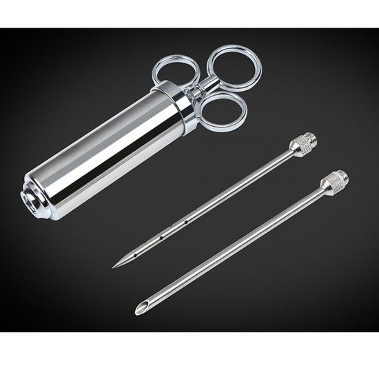 BLF-009 Marinade Meet BBQ Sauce Injector Needles Syringe 2-oz Flavoring Seasoning with 3 Marinade Flavor Needle 2 Cleaning Brushes for BBQ Smoker Grill Beast Turkey Best Cooking Gift BLF-009 Marinade Meet BBQ Sauce Injector Needles Syringe 2-oz Flavoring Seasoning with 3 Marinade Flavor Needle 2 Cleaning Brushes for BBQ Smoker Grill Beast Turkey Best Cooking Gift