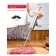 BLF-009 Marinade Meet BBQ Sauce Injector Needles Syringe 2-oz Flavoring Seasoning with 3 Marinade Flavor Needle 2 Cleaning Brushes for BBQ Smoker Grill Beast Turkey Best Cooking Gift BLF-009 Marinade Meet BBQ Sauce Injector Needles Syringe 2-oz Flavoring Seasoning with 3 Marinade Flavor Needle 2 Cleaning Brushes for BBQ Smoker Grill Beast Turkey Best Cooking Gift