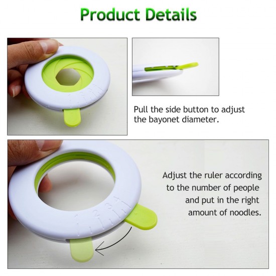 Spaghetti Pasta Limiter Noodle Measurer Portions Controller Tool Adjustable Spaghetti Pasta Limiter Noodle Measurer Portions Controller Tool Adjustable