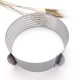 6-8 Inch Cake Cutter Slicer Stainless Steel Adjustable Layered Cake Cutter Slicer Mousse Cake Cutter Baking Mold Pastry Baking Tool for Birthday Cake Party Dessert Kitchen Gadgets Dishwasher Safe 6-8 Inch Cake Cutter Slicer Stainless Steel Adjustable Layered Cake Cutter Slicer Mousse Cake Cutter Baking Mold Pastry Baking Tool for Birthday Cake Party Dessert Kitchen Gadgets Dishwasher Safe