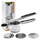 Potato Ricer Hand Press Lemon Orange Watermelon Potato Squeezer Stainless Steel Fruit Vegetables Manual Extractor Crusher Easy Cleaning Household Kitchen Cooking Tools Potato Ricer Hand Press Lemon Orange Watermelon Potato Squeezer Stainless Steel Fruit Vegetables Manual Extractor Crusher Easy Cleaning Household Kitchen Cooking Tools