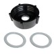 Blender Jar Base + 2Pcs Rubber O-Ring Gaskets Replacement for Oster Blender 4902-003 Blender Jar Base + 2Pcs Rubber O-Ring Gaskets Replacement for Oster Blender 4902-003