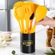 Silicone Kitchenware Set 8Pcs Kitchen Utensils Set Silica Gel Cooking Utensils Set Heat Resistant Kitchen Tools with Storage Barrel Silicone Kitchenware Set 8Pcs Kitchen Utensils Set Silica Gel Cooking Utensils Set Heat Resistant Kitchen Tools with Storage Barrel