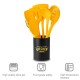 Silicone Kitchenware Set 8Pcs Kitchen Utensils Set Silica Gel Cooking Utensils Set Heat Resistant Kitchen Tools with Storage Barrel Silicone Kitchenware Set 8Pcs Kitchen Utensils Set Silica Gel Cooking Utensils Set Heat Resistant Kitchen Tools with Storage Barrel