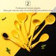 Silicone Kitchenware Set 8Pcs Kitchen Utensils Set Silica Gel Cooking Utensils Set Heat Resistant Kitchen Tools with Storage Barrel Silicone Kitchenware Set 8Pcs Kitchen Utensils Set Silica Gel Cooking Utensils Set Heat Resistant Kitchen Tools with Storage Barrel