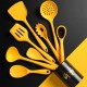 Silicone Kitchenware Set 8Pcs Kitchen Utensils Set Silica Gel Cooking Utensils Set Heat Resistant Kitchen Tools with Storage Barrel Silicone Kitchenware Set 8Pcs Kitchen Utensils Set Silica Gel Cooking Utensils Set Heat Resistant Kitchen Tools with Storage Barrel